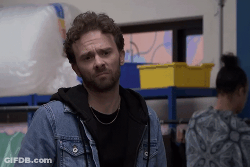 Man In Denim Jacket GIF