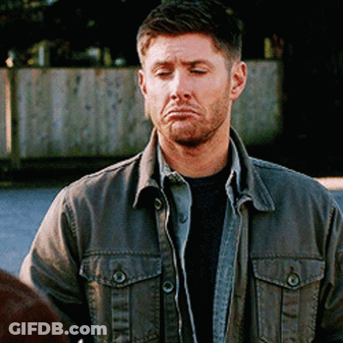 Man In Denim Jacket Making Funny Face GIF