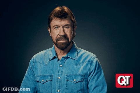 Man In Denim Shirt At QT Sign GIF