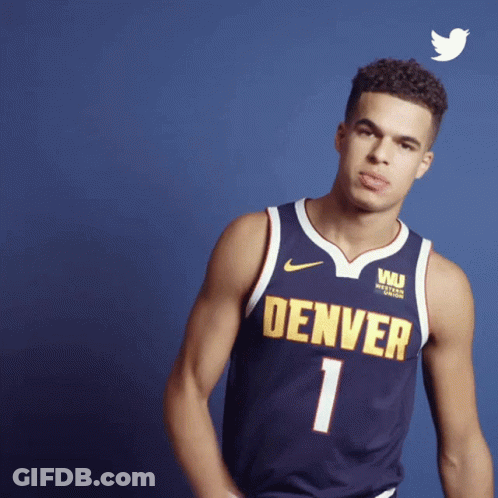 Man In Denver Jersey Number 1 GIF