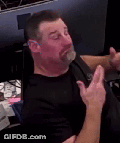 Man In Detroit Hitting Club Shirt At Meijer Performance Center GIF