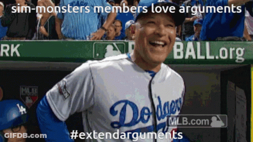 Man In Dodgers Jersey Laughing In Dugout GIF
