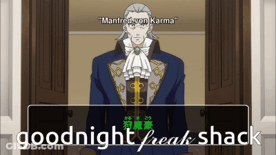 Man In Doorway Saying Goodnight Freak Shack GIF