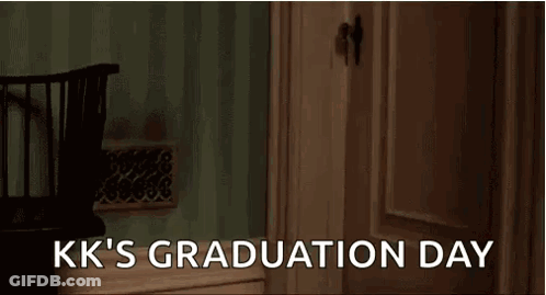 Man In Doorway Saying It's Today GIF