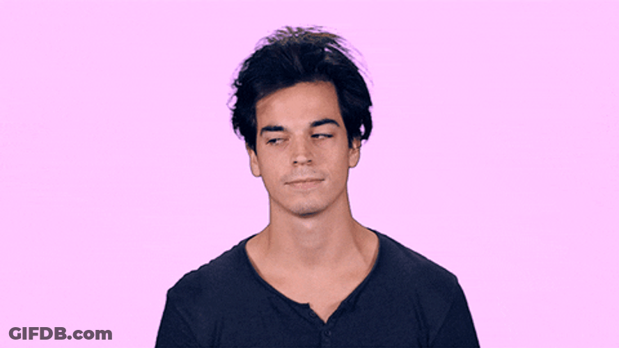 Man In Doubt Looking Around GIF