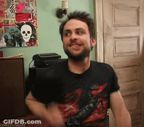 Man In Dragon T-Shirt GIF