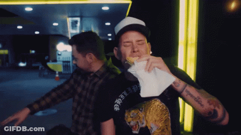Man In Ed Hardy T-Shirt GIF