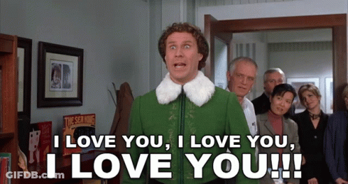 Man In Elf Costume Says I Love You GIF