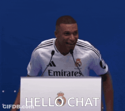 Man In Emirates Jersey At Podium GIF