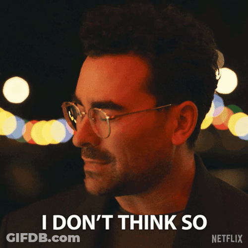 Man In Eyeglasses Says I Dont Think So GIF