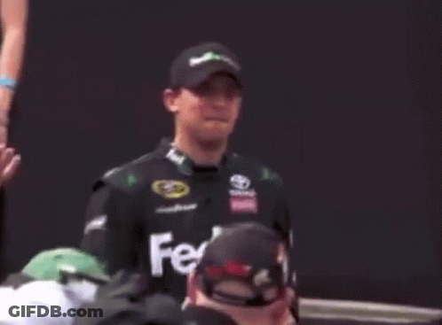 Man In FedEx Hat Talking To Reporter GIF