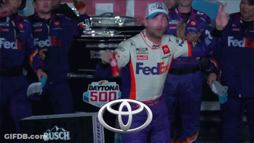 Man In FedEx Uniform Holding Soda GIF