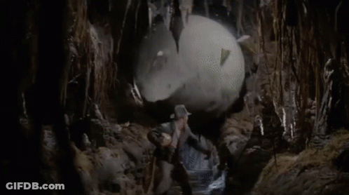 Man In Fedora Running Through Tunnel GIF