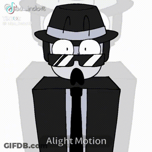 Man In Fedora Tipping Intensifies GIF