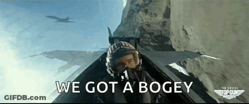 Man In Fighter Jet We Got A Bogey GIF