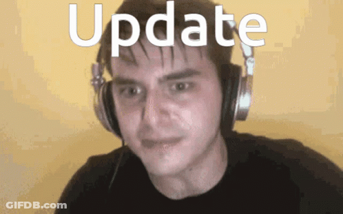 Man In Flamingo Shirt Folding Hands At Microphone GIF