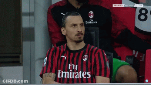 Man In Fly Emirates Jersey In Stadium GIF