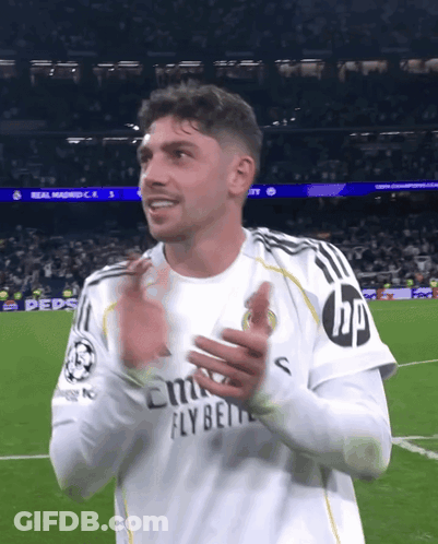 Man In Fly Emirates Shirt Clapping GIF