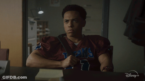 Man In Football Jersey Number 7 Saying No GIF