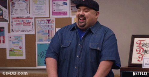 Man In Front Of Bulletin Board Saying Easy Does It GIF