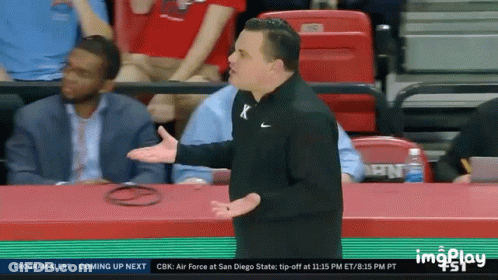 Man In Front Of CBK Air Force San Diego State Ad GIF