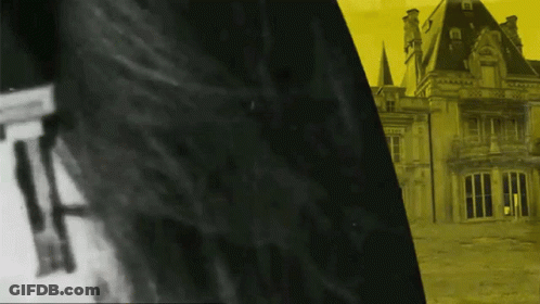 Man In Front Of Chateau GIF