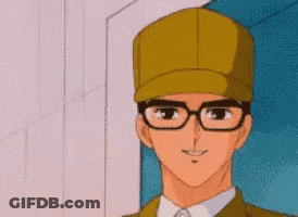 Man In Front Of Concert Program Sign GIF
