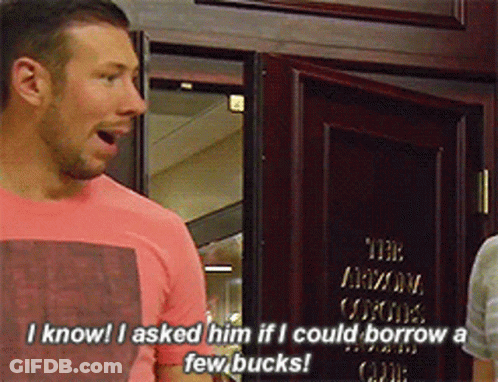 Man In Front Of Door Saying The Arizona GIF
