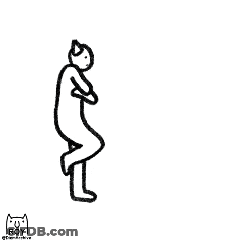 Man In Front Of Drug Mart Wall GIF