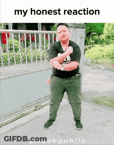 Man In Front Of Fence My Honest Reaction GIF