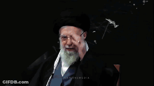 Man In Front Of Flags Hero Imam Khamenei GIF