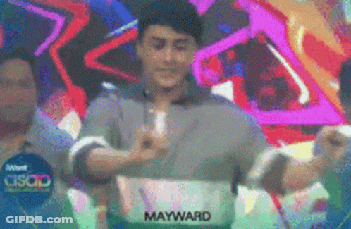 Man In Front Of Mayward Sign GIF
