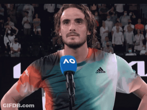 Man In Front Of Microphone Saying Ao GIF