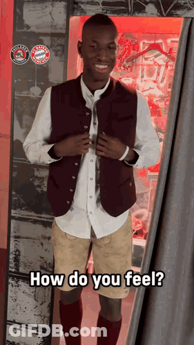 Man In Front Of Mirror How Do You Feel GIF