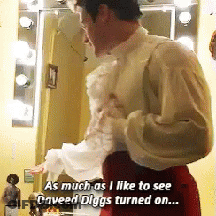 Man In Front Of Mirror Saying As Much As I Like To See Daveed Diggs Turned On GIF