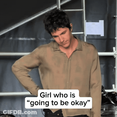 Man In Front Of No Limits Sign GIF