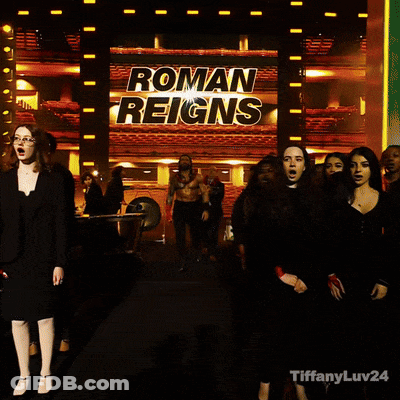 Man In Front Of Ryan Reins Sign GIF