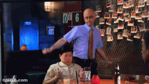 Man In Front Of Scoreboard Saying 006 GIF