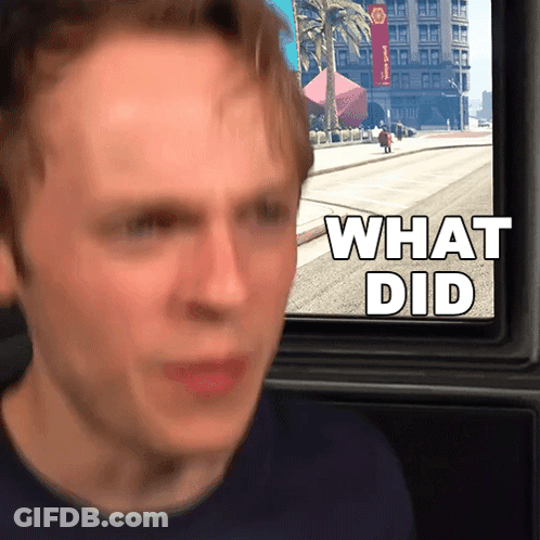 Man In Front Of Screen Saying What GIF