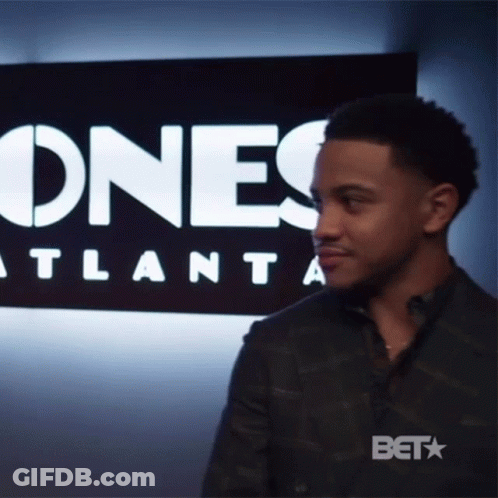 Man In Front Of Sign Ones Atlanta GIF