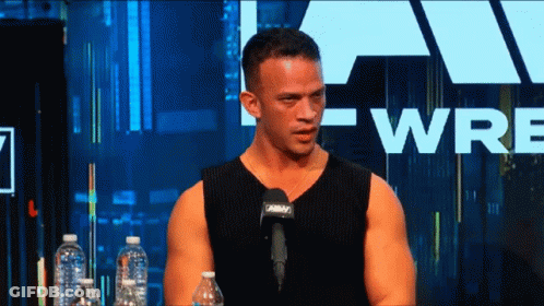 Man In Front Of Sign Saying Wre GIF