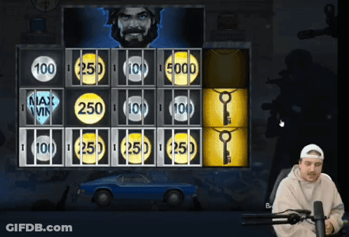 Man In Front Of Slot Machine Max Win GIF