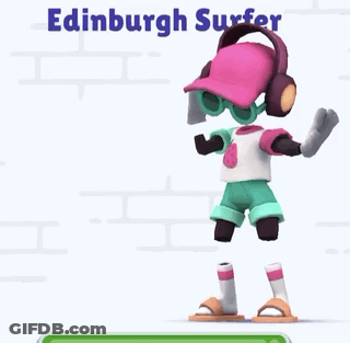 Man In Front Of Subway Ad GIF