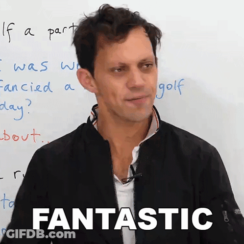 Man In Front Of White Board Fantastic GIF