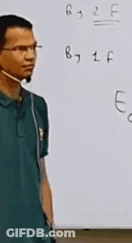 Man In Front Of White Board With BF GIF