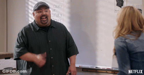 Man In Front Of Whiteboard Saying Court Of Literary Arts GIF