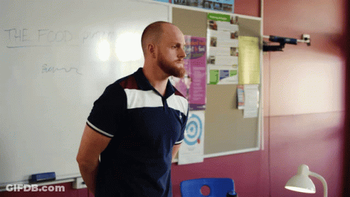 Man In Front Of Whiteboard Saying The Food Project GIF