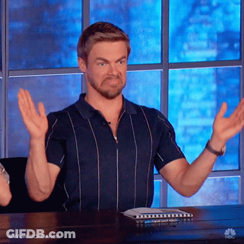 Man In Front Of World Of Dance Trailer GIF