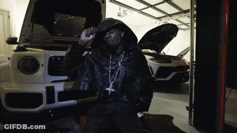 Man In Fur Coat And Black Hat Zenny Entered The Chat GIF