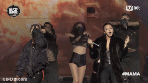 Man In Fur Coat Singing Into Microphone GIF